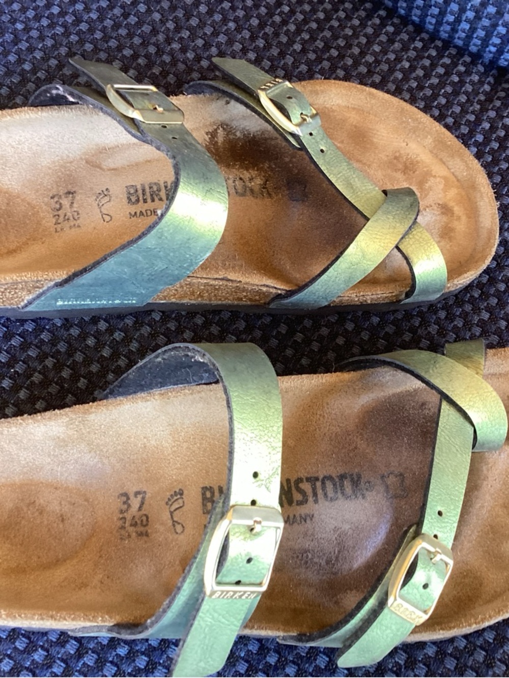 Birkenstock Women's Iridescent Green Mayari Sandals - Picture 4 of 5